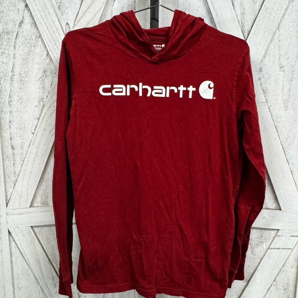 Carhartt Kids Maroon Hoodie - Picture 2 of 5